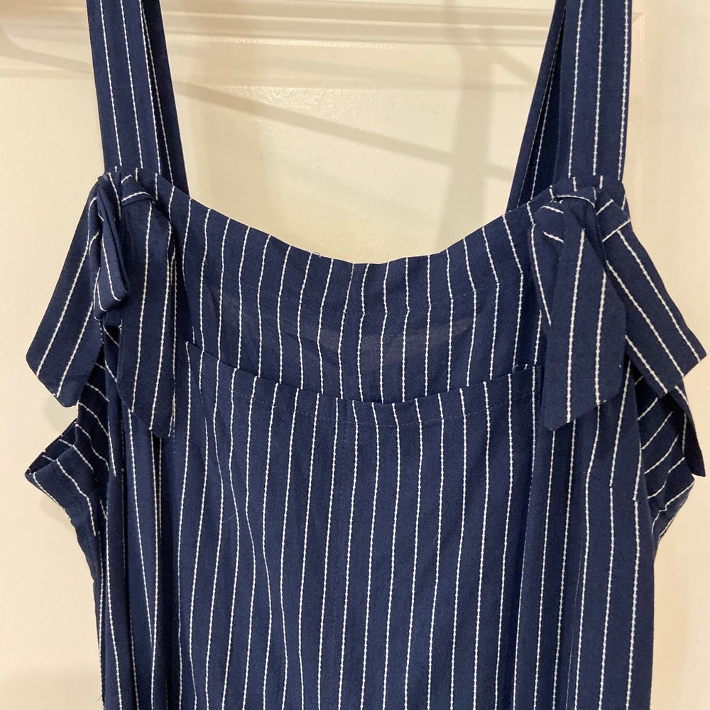 Never worn navy jumpsuit